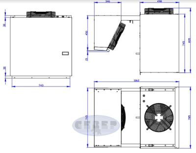 Моноблок холодильный Север MGM 315 S